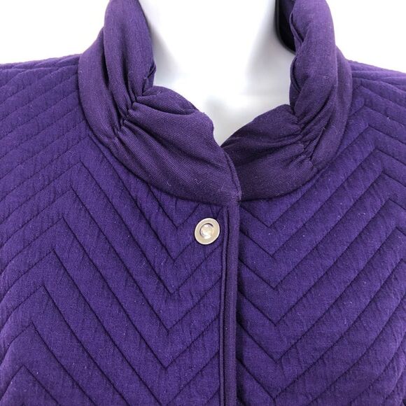 Chico’s Large ( Size 12) Purple Vest - Picture 7 of 13
